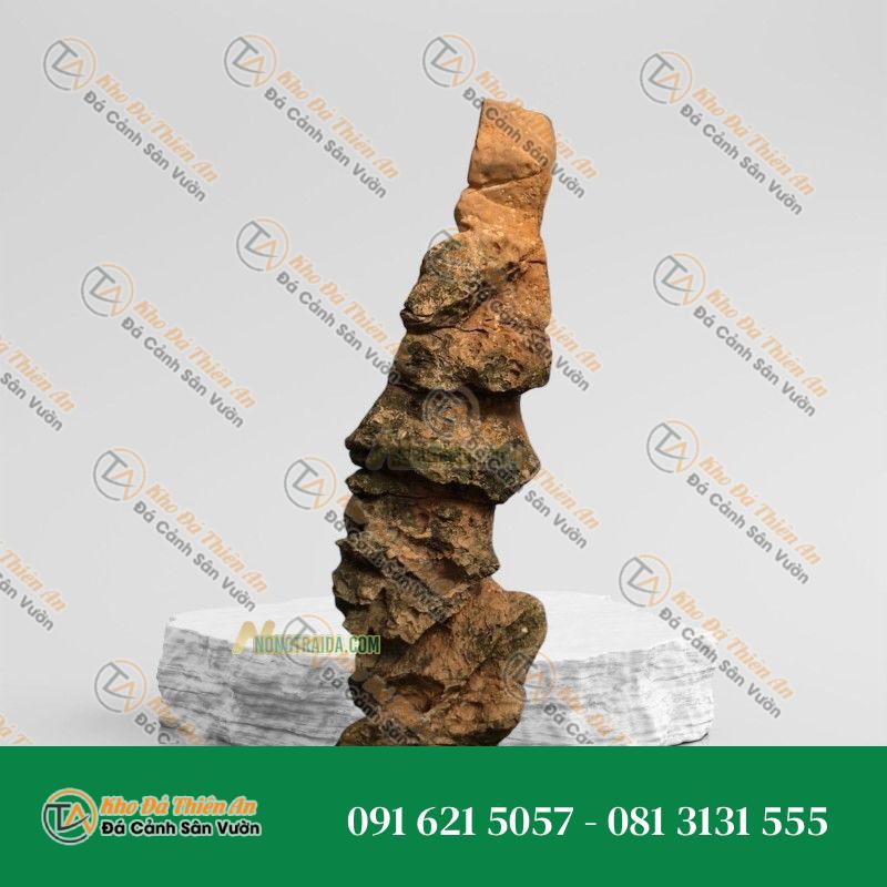 Đá da voi dựng thác nước 66x62cm