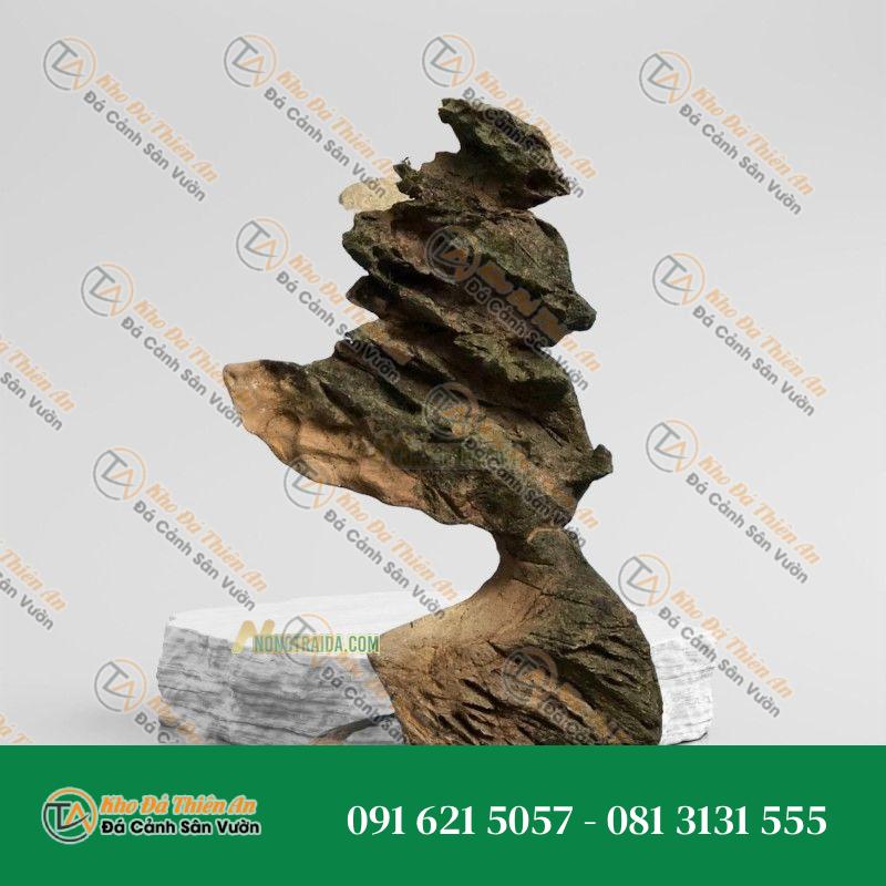 Đá da voi trang trí vườn 155x154cm