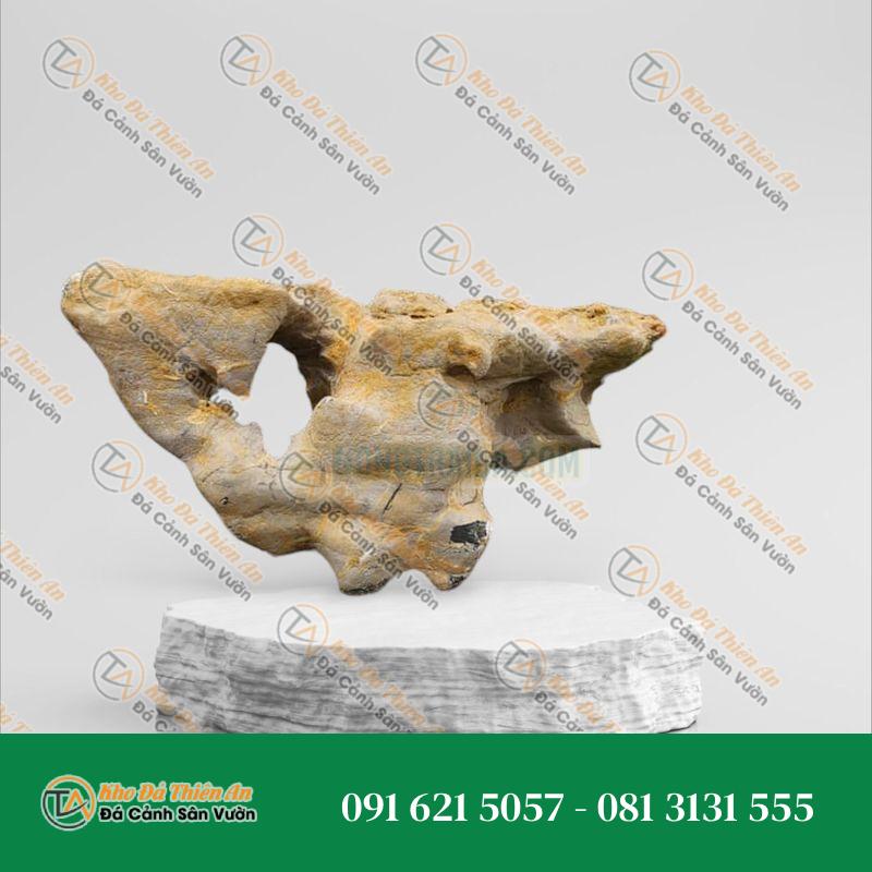 Đá lũa đen tự nhiên đặt vườn 1.5×1.1m