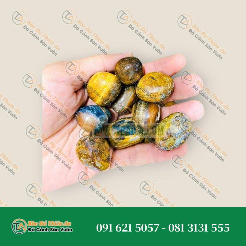 Đá mắt hổ phong thủy dạng sỏi – 1 kg