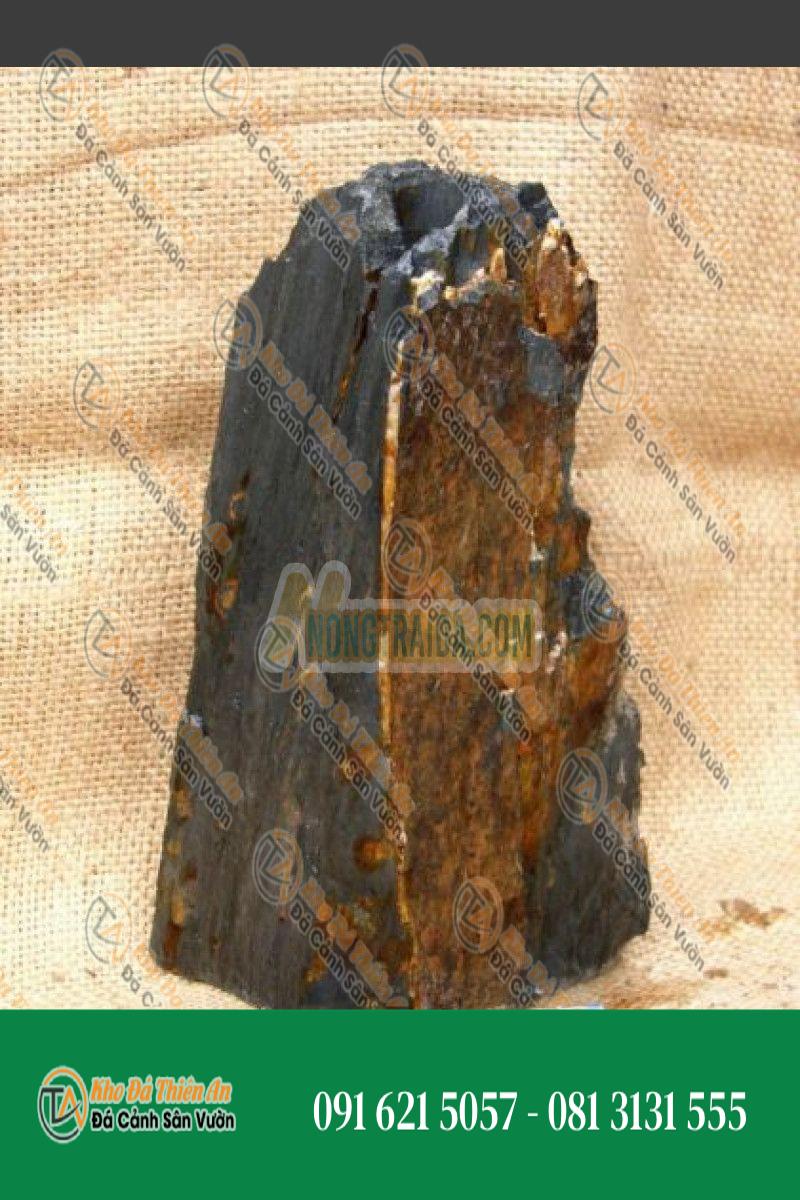 Đá phun nước trong nhà – Đá phiến xám nâu