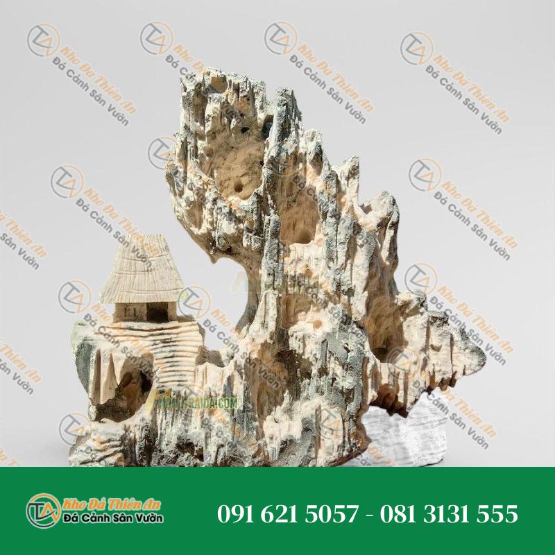 Đá san hô trang trí sân vườn 18x19cm