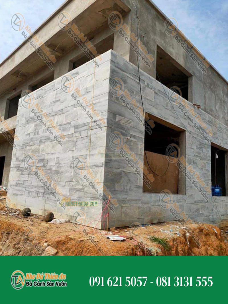 Đá sọc dưa ốp mặt tiền nhà ở
