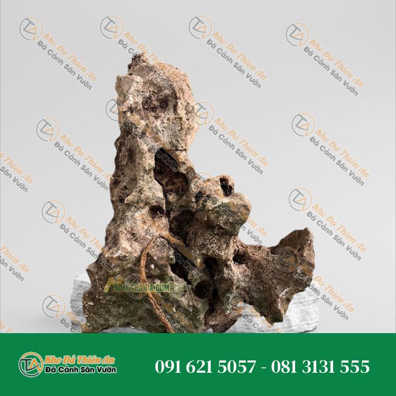 Đá tai mèo làm hòn non bộ 12cm