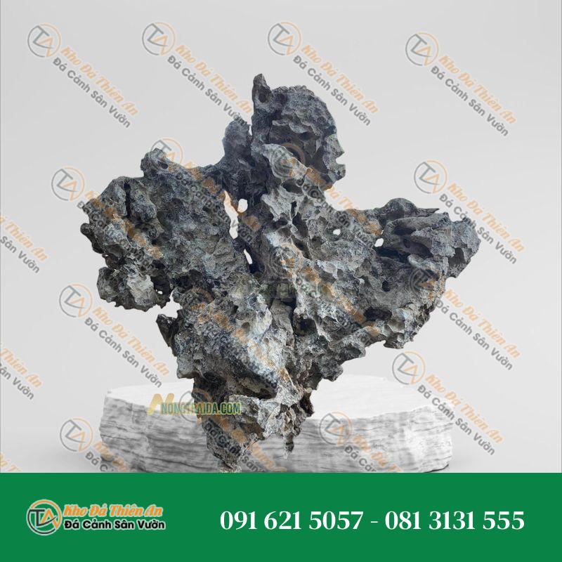 Đá tai mèo làm hòn non bộ 38cm