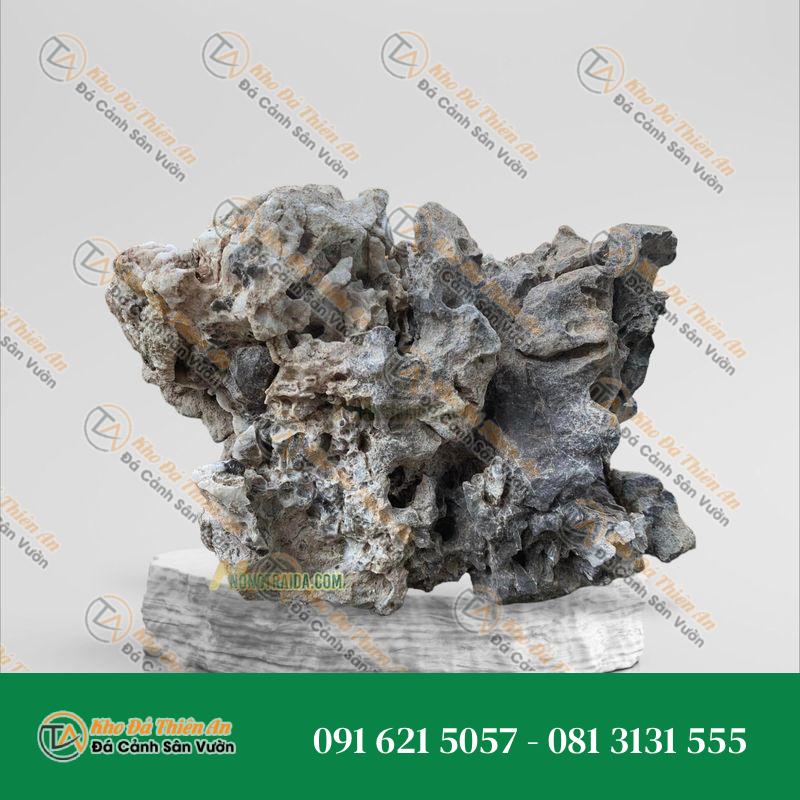 Đá tai mèo làm hòn non bộ 52cm