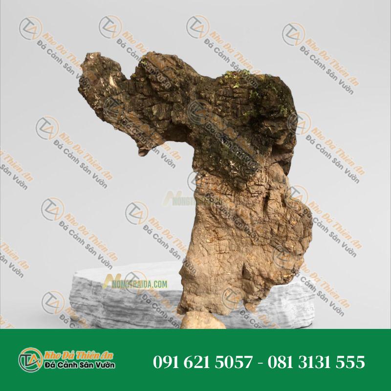 Đá tai mèo làm hòn non bộ 56cm