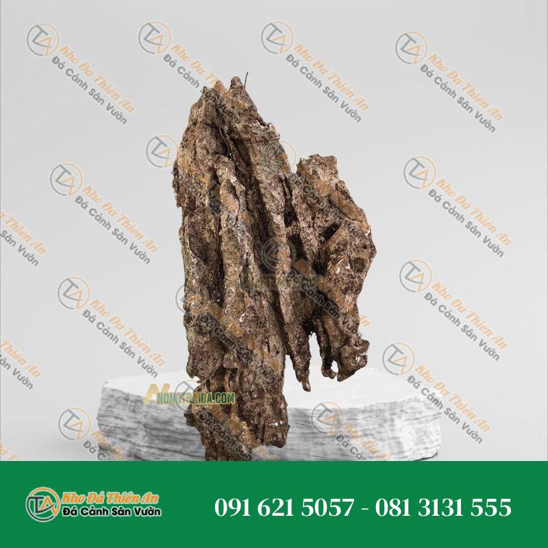 Đá tai mèo làm hòn non bộ 66cm