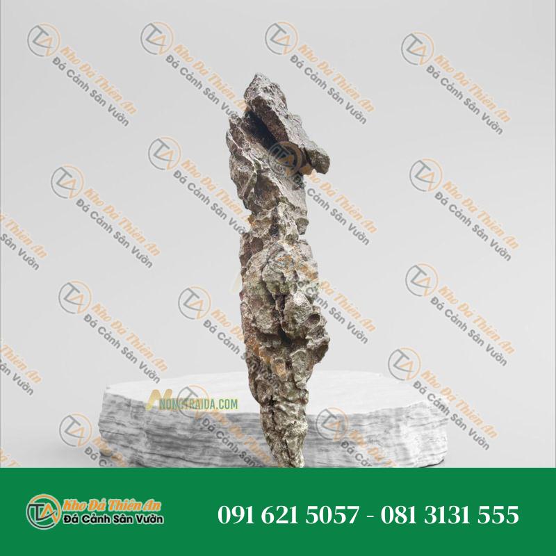 Đá tai mèo làm hòn non bộ 68cm