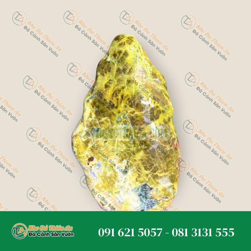Đá tảng phong thuỷ xanh nõn chuối