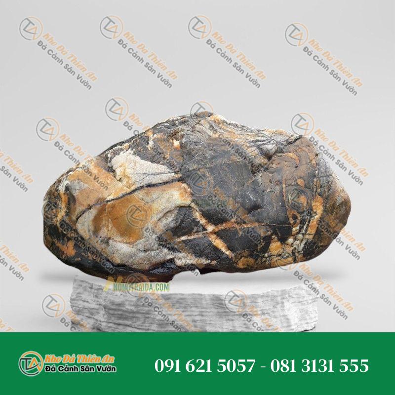 Đá trầm tích kè hồ cá 27x58cm