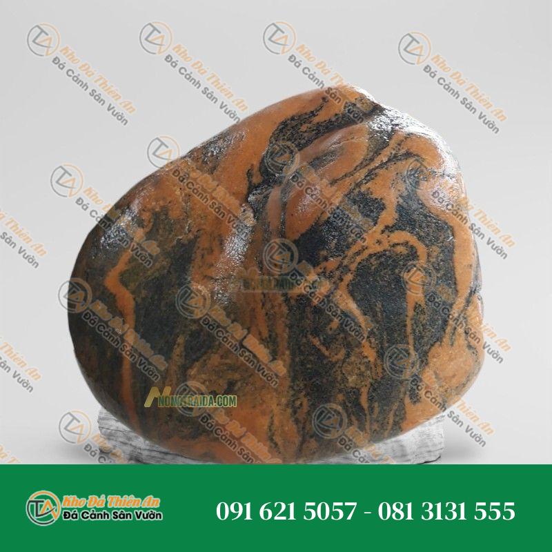 Đá trầm tích kè hồ Koi 22x48cm