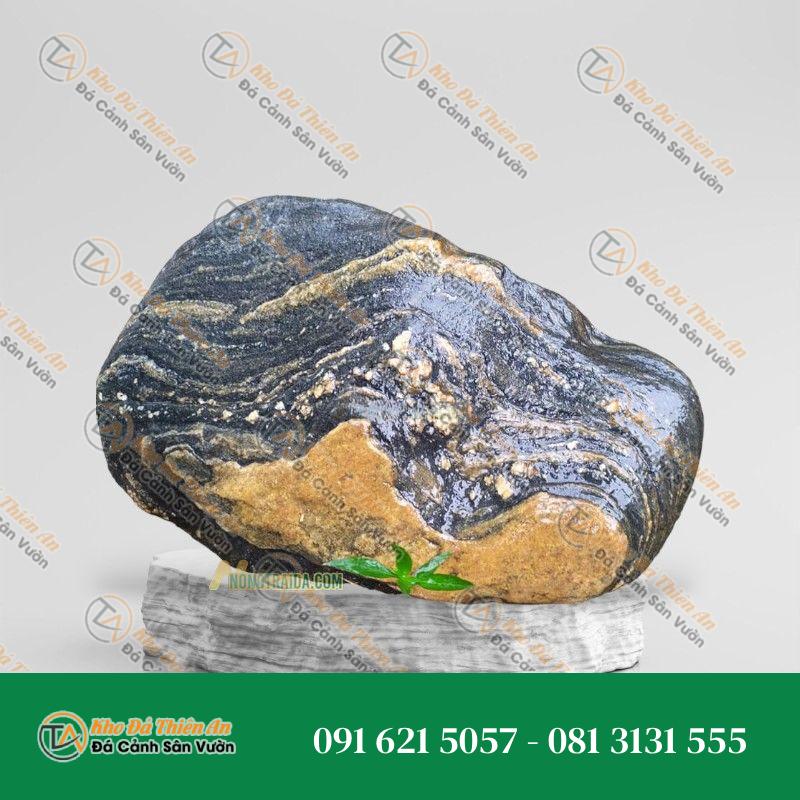 Đá trầm tích trang trí vườn 30x46cm