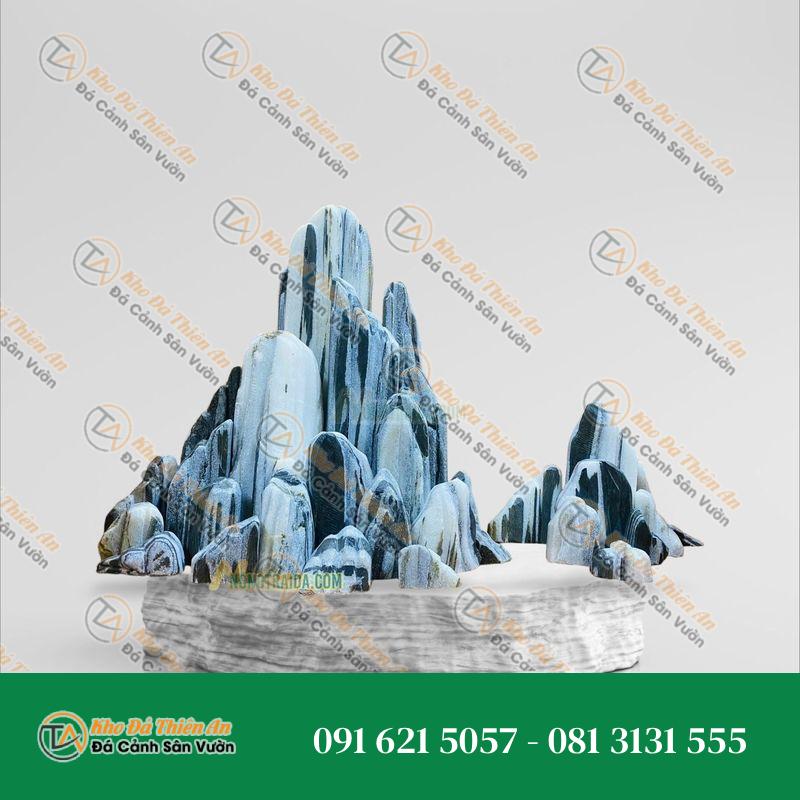 Đá tuyết sơn làm hòn non bộ 45x114cm