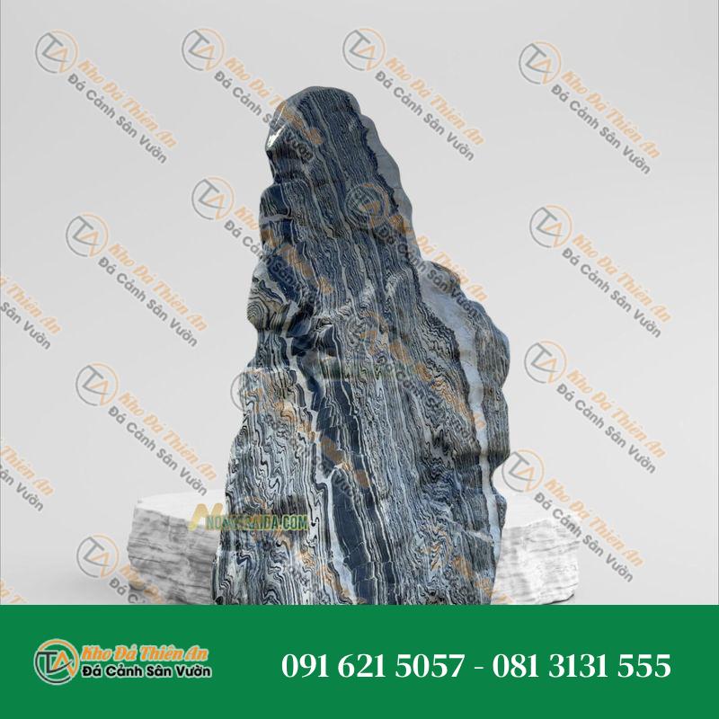 Đá tuyết sơn làm hòn non bộ 50x116cm