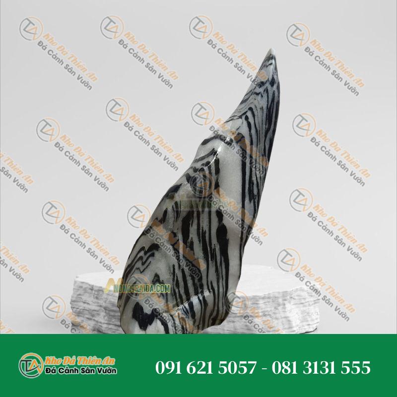 Đá tuyết sơn phong thuỷ 40x93cm