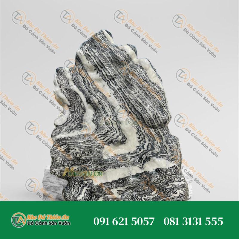 Đá tuyết sơn trang trí hồ cá 52x116cm