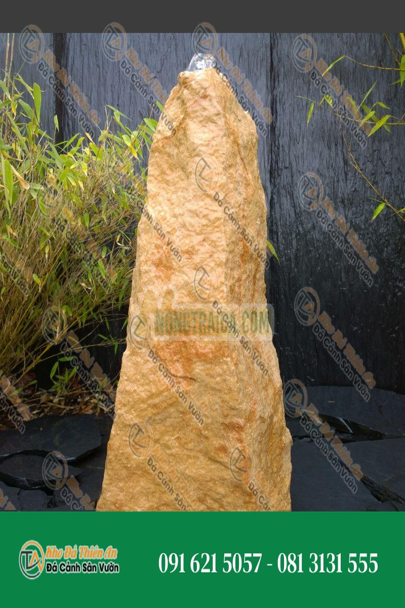 Đài phun nước Monolith đá grés màu be 60cm