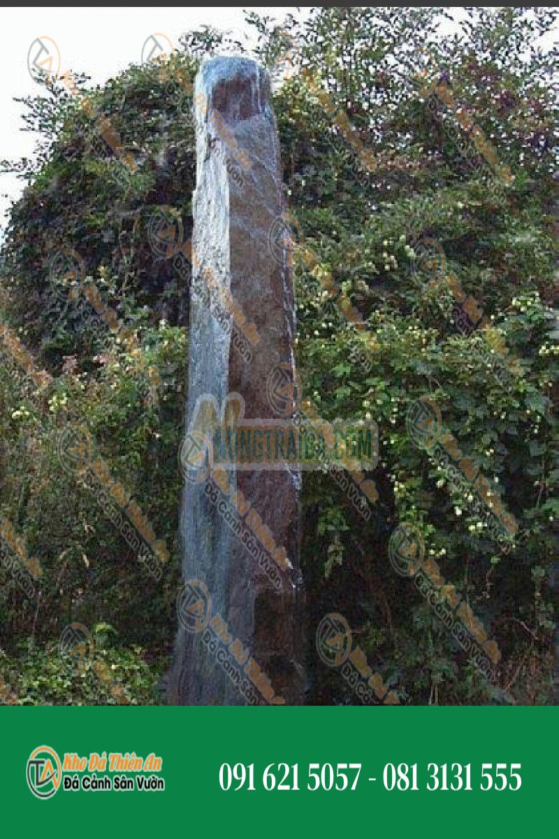 Đài phun nước Monolith đá phiến đỏ 250cm