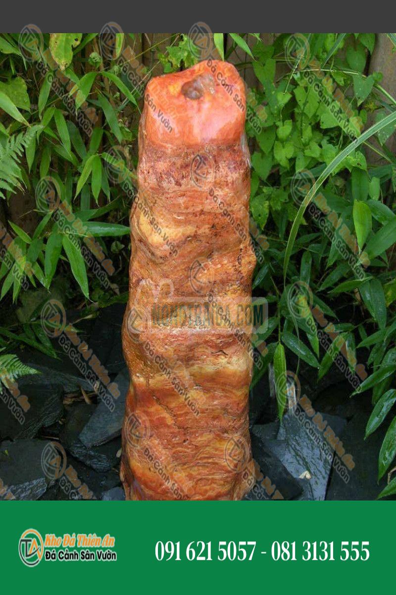 Đài phun nước Monolithe đá Travertin poncè 80cm