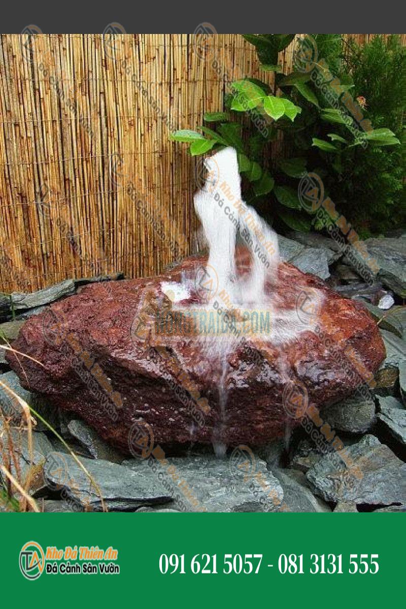 Đài phun nước sủi bọt halogen bằng nham thạch