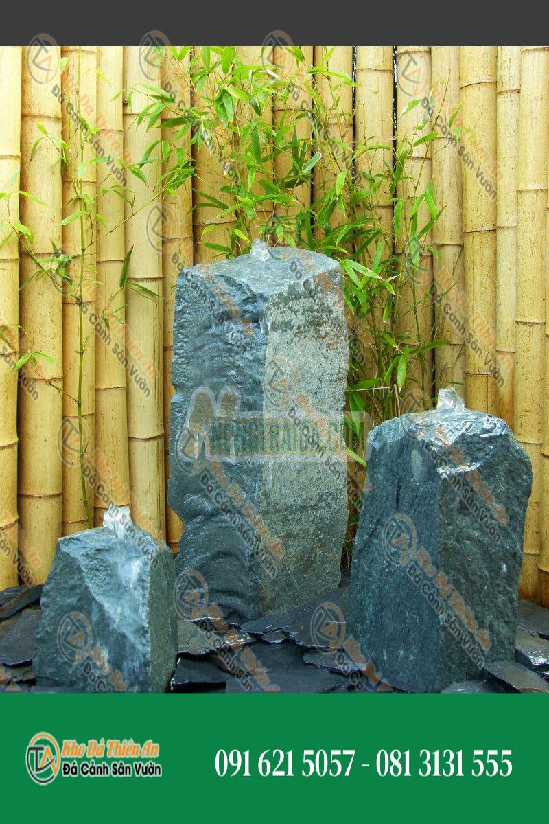 Đài phun nước Triolithes Dolomie xanh 70cm
