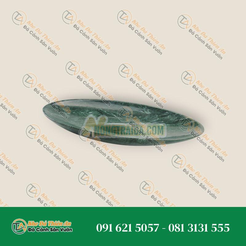 Đĩa đựng đồ, Trung tâm, Đá cẩm thạch xanh ngọc Hoàng đế, Làm thủ công, Đồ sưu tầm, Thiết kế Ý