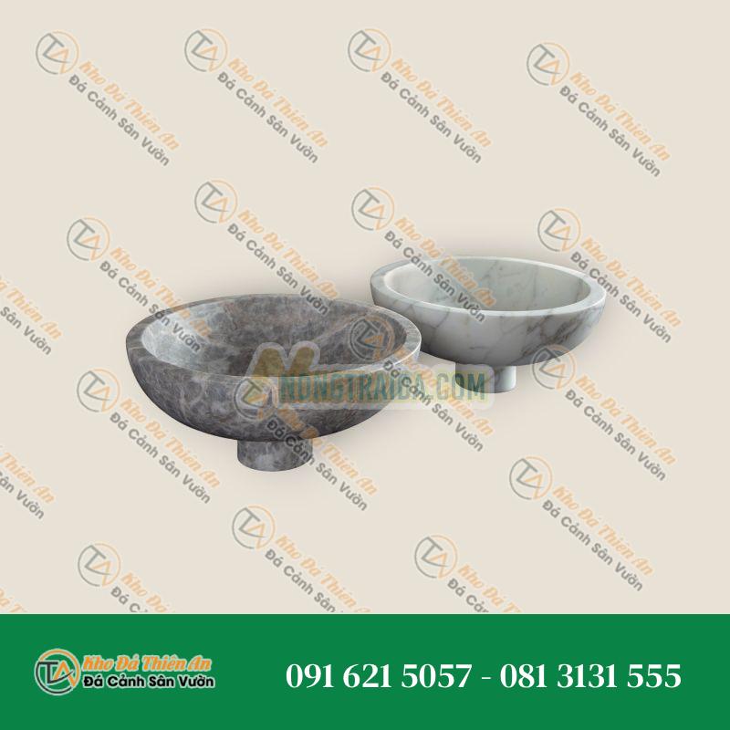 Đĩa đựng trái cây Hiện đại bằng đá cẩm thạch, của Karen Chekerdjian, Stock
