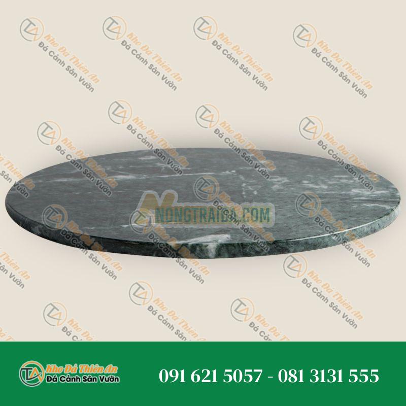 Đĩa phô mai tròn làm thủ công bằng đá cẩm thạch đen Marquina