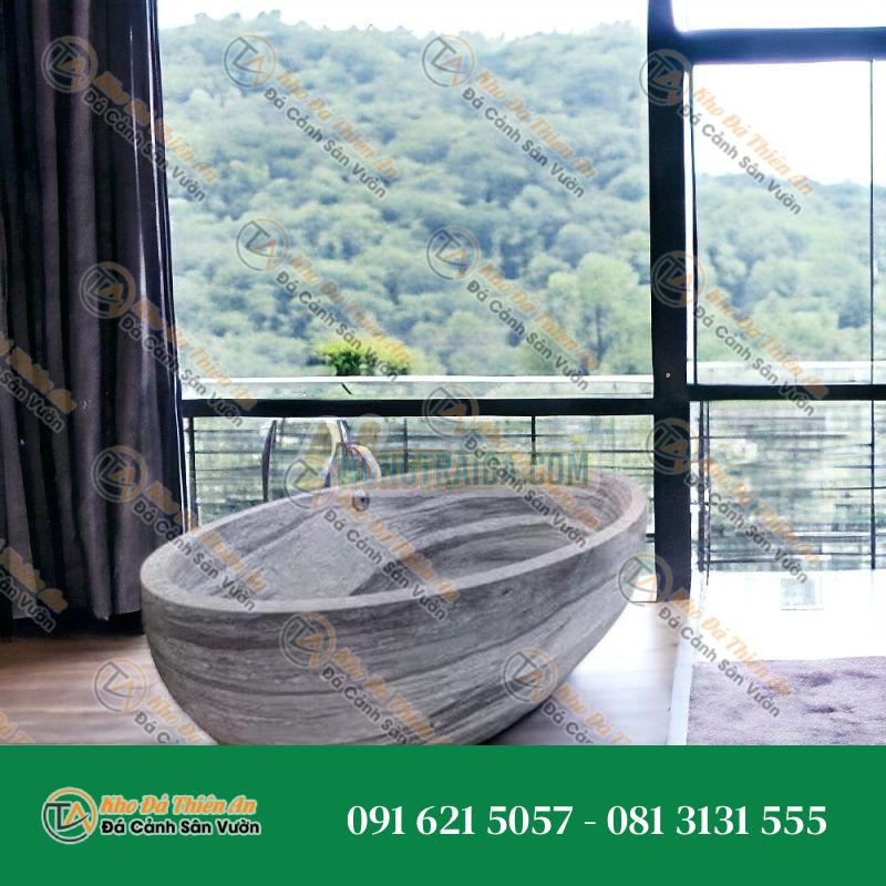 Điêu khắc thủ công giá trị tự nhiên từ đá tự nhiên dành cho khách sạn, đứng tự do