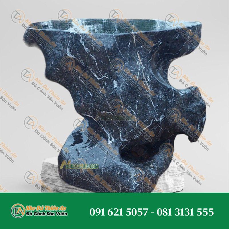 Đôn chậu cây cảnh đá cẩm thạch 55x106x87cm