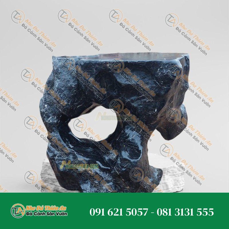 Đôn để cây cảnh đá nguyên khối 56x98x88cm