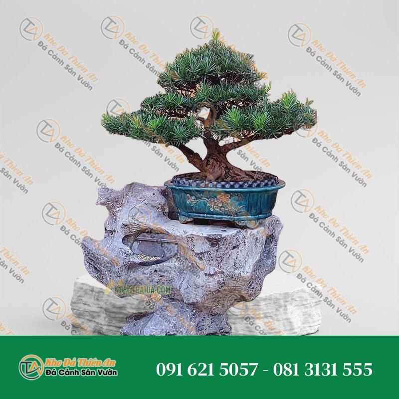 Đôn để chậu cây đá cẩm thạch 55x87x100cm