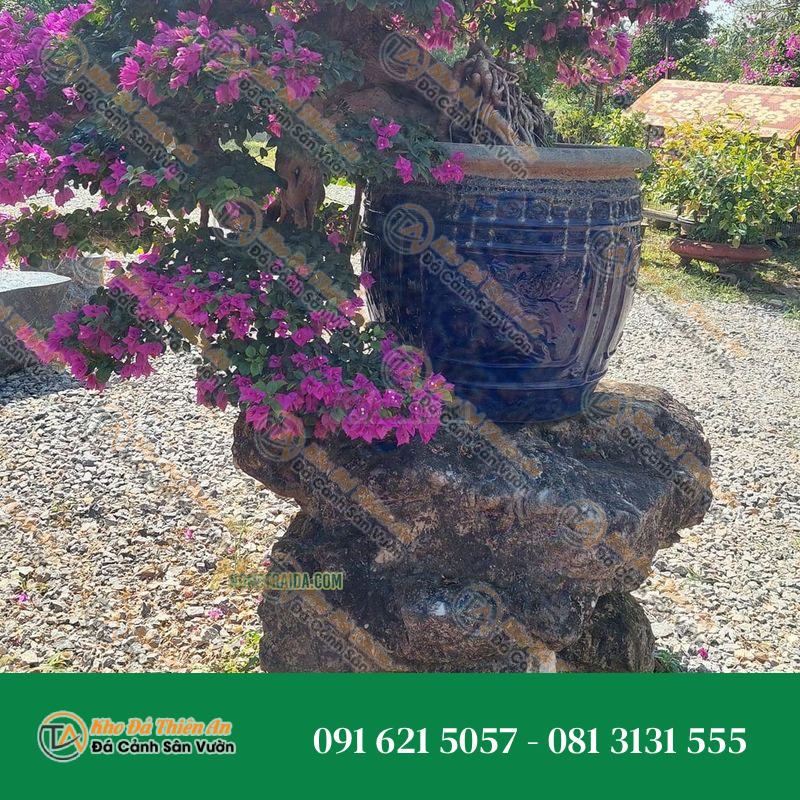 Đôn để chậu cây đá cẩm thạch 57x94x94cm