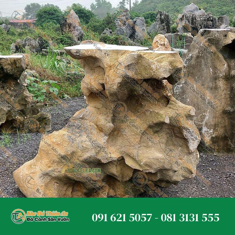 Đôn kê chậu cảnh đá cẩm thạch 66x86x92cm