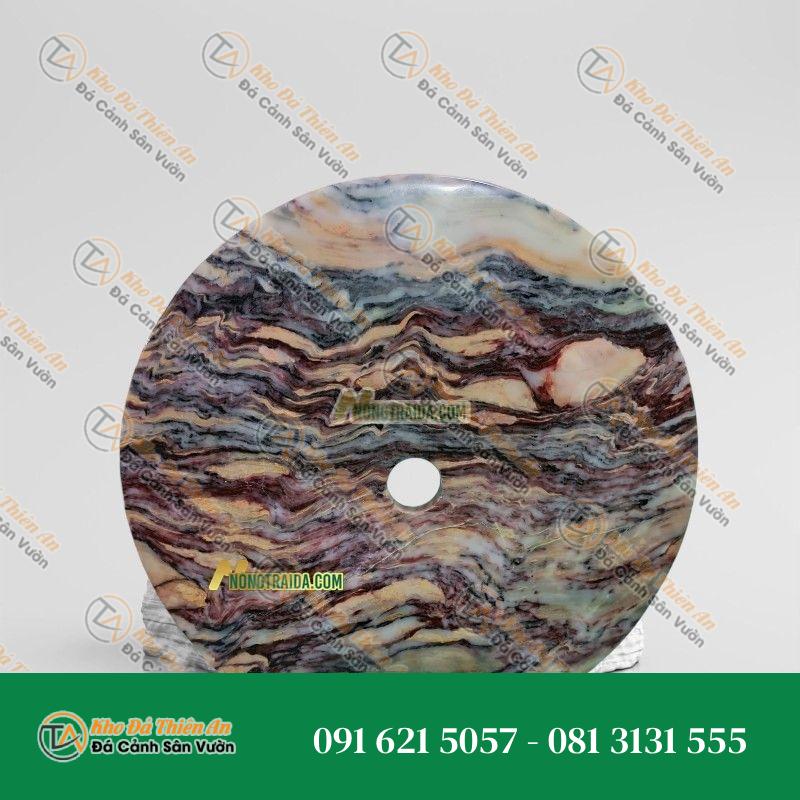 Đồng Điếu Cẩm Thạch Xanh Thổ Cẩm 26cm