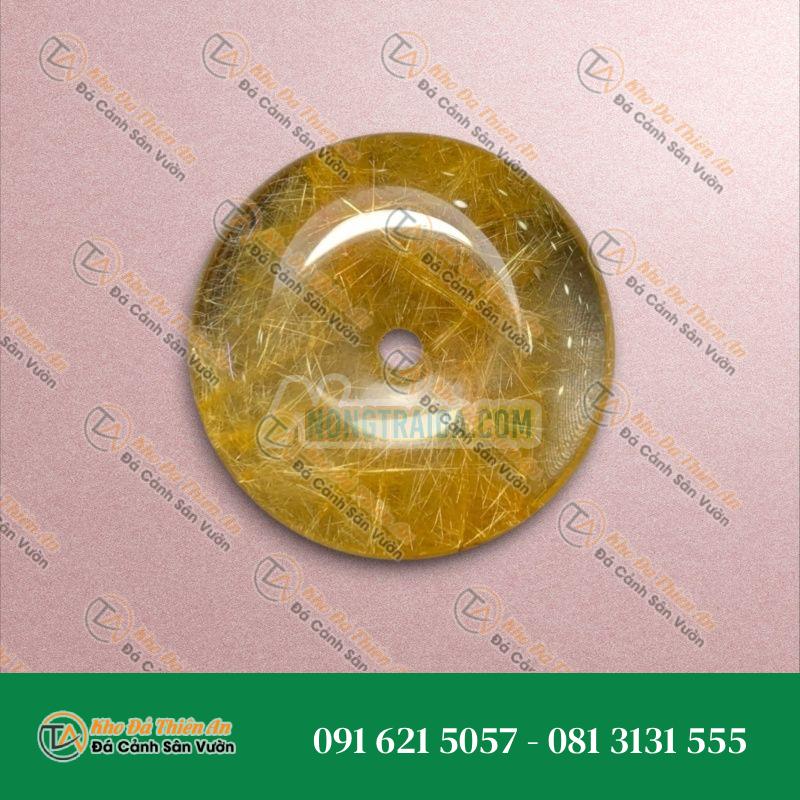 Đồng điếu thạch anh tóc vàng 35mm chuẩn 4a