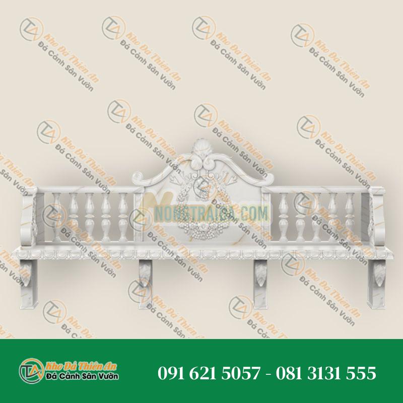 Ghế đá Balustrade Hoa Lụa