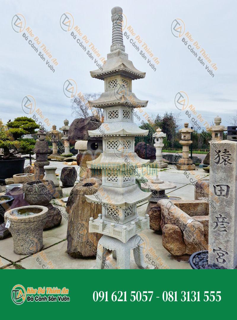 Đèn đá tháp chùa Nhật Bản (Goju Sekito)
