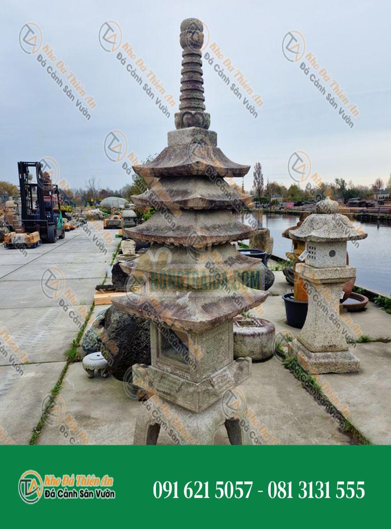 Đèn đá tháp chùa Nhật Bản (Goju Sekito)