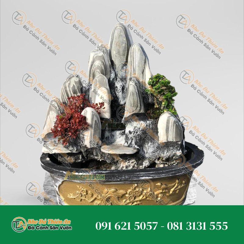 Hòn Non Bộ Bể Cá Đá Tuyết Sơn 96cm
