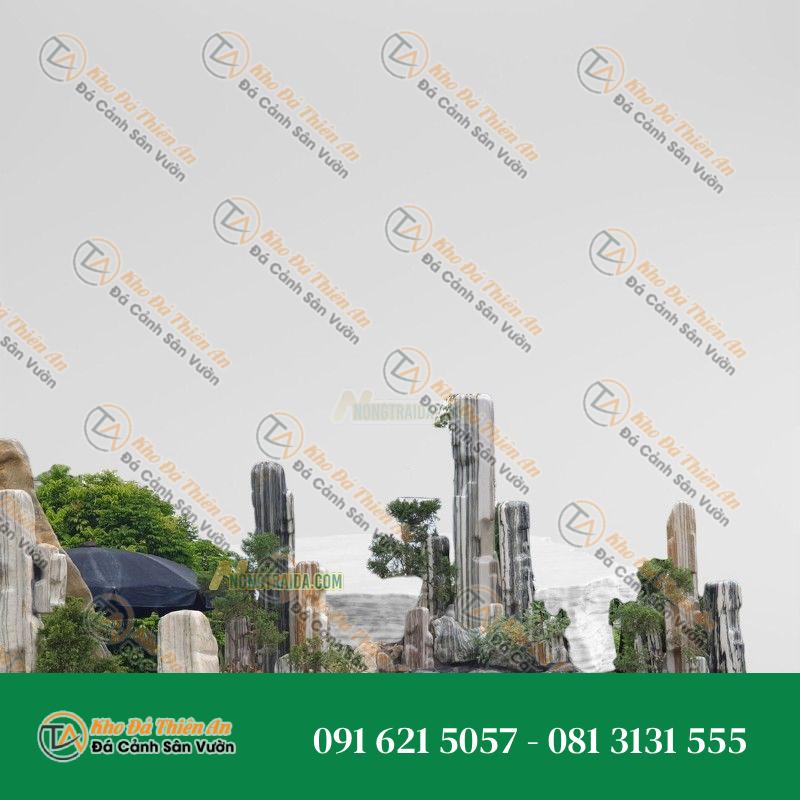Hòn Non Bộ Hồ Cá Đá Tuyết Sơn 3.32M