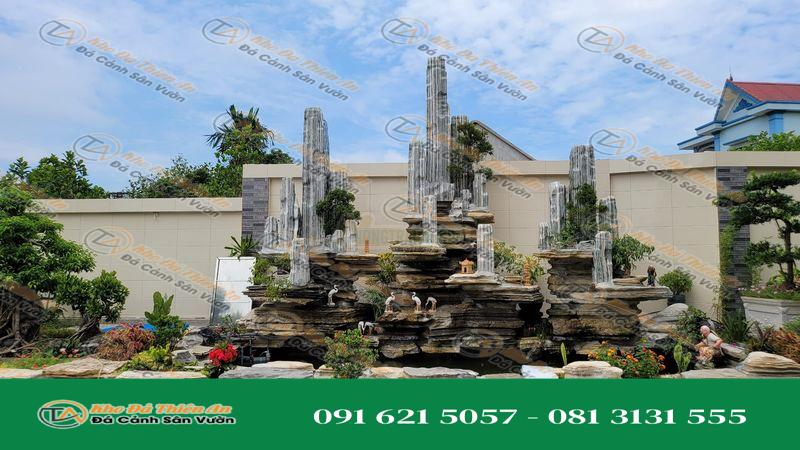 Hòn Non Bộ Hồ Koi Đá Tuyết Sơn 2.11M