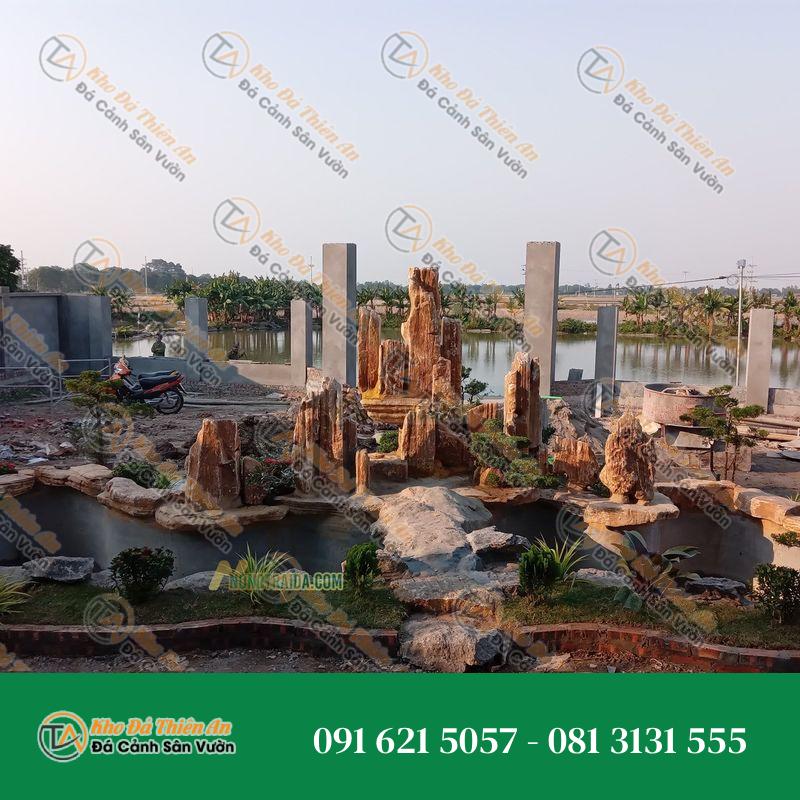 Hòn Non Bộ Lớn 5 Núi Phong Thuỷ 1.88m