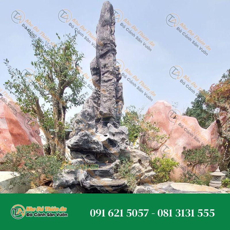 Hòn Non Bộ Nhất Phong Đá Lũa Đen 0.98M