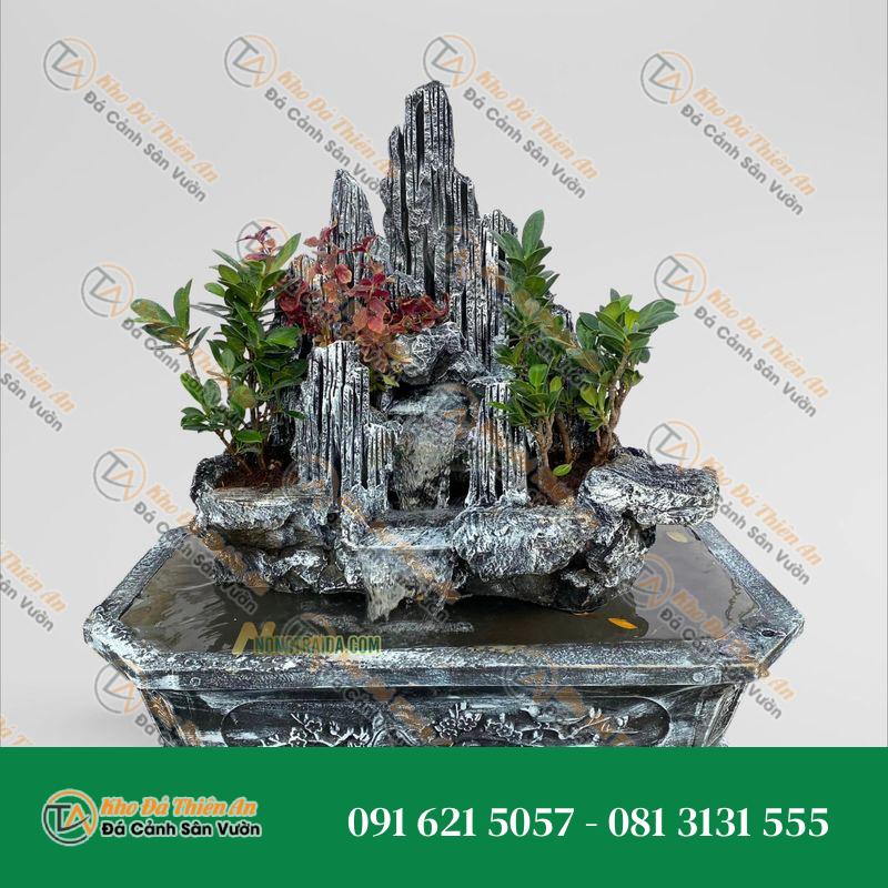 Hòn Non Bộ Nhỏ Cho Hồ Cá Đá Tuyết Sơn 104cm