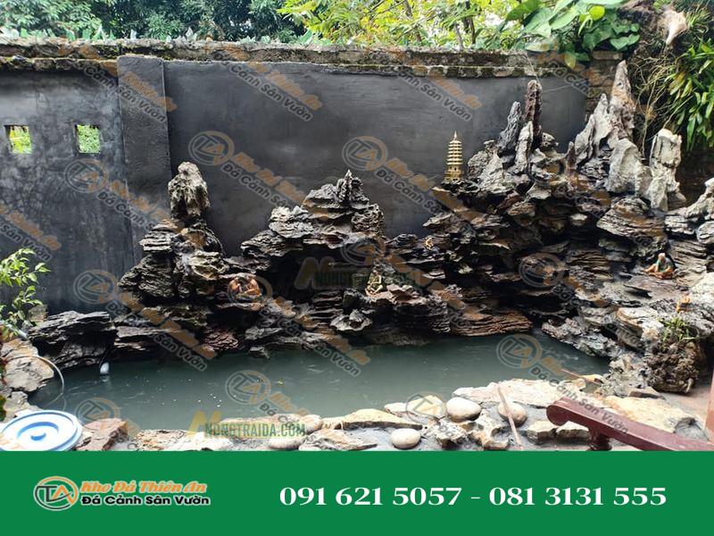Hòn Non Bộ Phong Thuỷ Đá Tai Mèo 1.41M