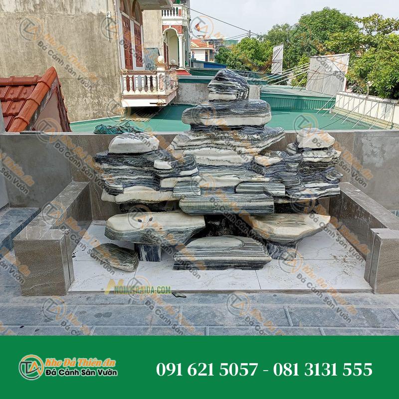 Hòn Non Bộ Trong Nhà Đá Tuyết Sơn 0.95M