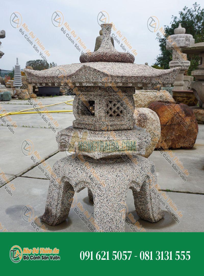Đèn đá Nhật Bản (Kaku Yukimi Gata Ishidoro) 30x115cm