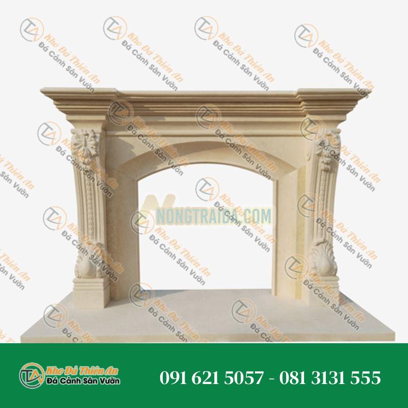Khung lò sưởi bằng đá cẩm thạch Georgian